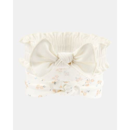 Baby Girl 2-Pack Headwraps - White/Yellow | Carter's