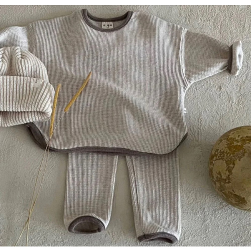 Relaxed Waffle Kids Set | Benson & Clark