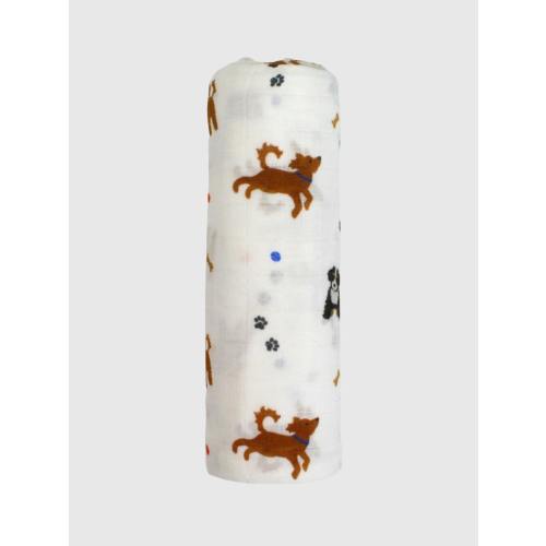 Bamboo Little Dogs Swaddle