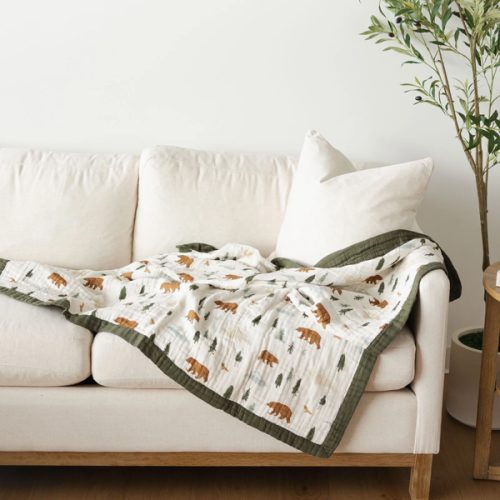 Bamboo Rayon Muslin Quilt | 4-Layer Lightweight Blanket