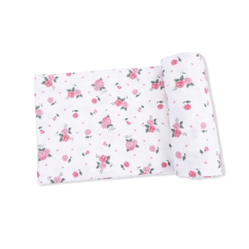 Pink Rosettes Swaddle