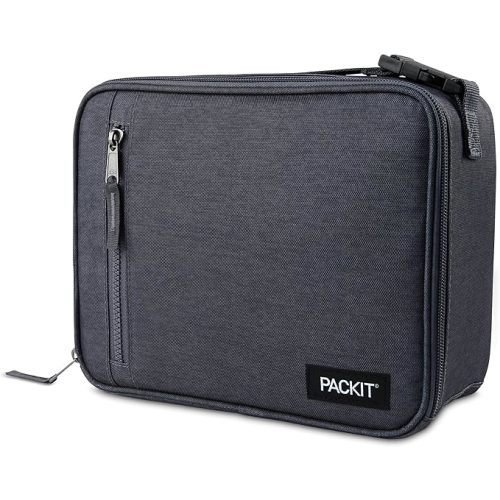 PackIt Freezable Classic Lunch Box, City Charcoal