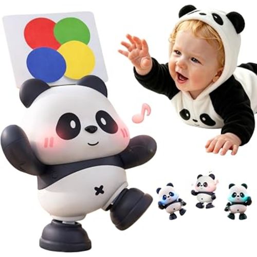Cuddobaby Dancing Panda Musical Toy| Tummy Time 0-6M, Crawling 6-12M