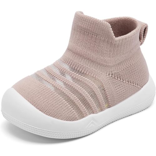Engtoy Baby Shoes Baby Sock Shoes Baby Walking Shoes Infant Non-Slip Breathable Slippers with Soft Rubber Sole Baby Boys Girls Slip On Sneakers