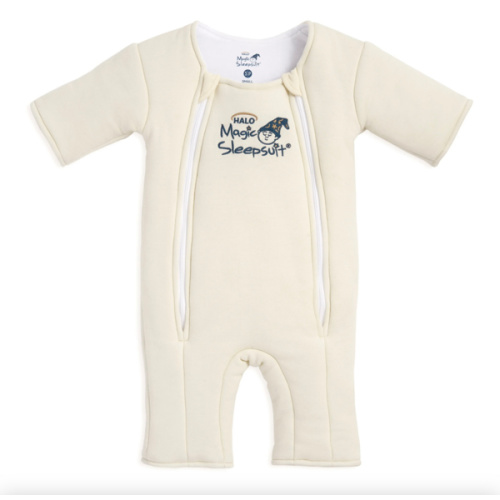 Cream Baby Merlin’s Magic Sleepsuit | Soft 100% Cotton Infant Sleepsuit