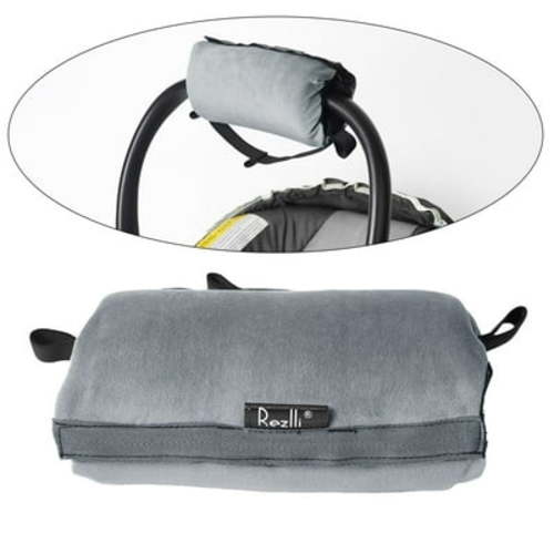 Rezlli Handle Cushion for Infant Carrier Arm Pad Universal Compatible with Baby Car Seat,Carrier,8 * 11”,Gray