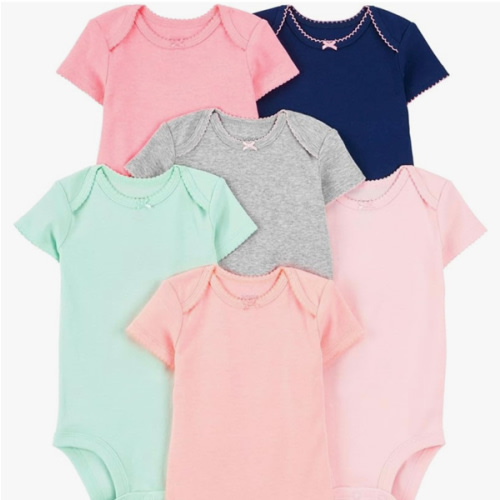 Simple Joys by Carter's Baby-Girls 6-Pack Short-Sleeve Bodysuit