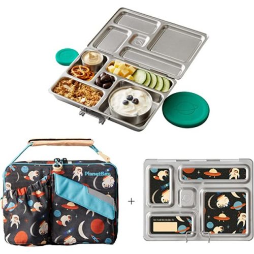 PlanetBox Rover Stainless Steel Bento Lunch Box Set