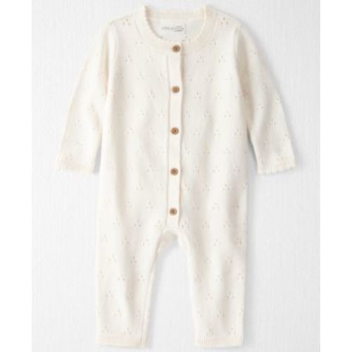 Baby Boys' or Baby Girls' Organic Pointelle Jumpsuit