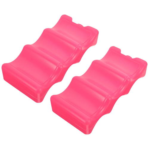 2Pcs Reusable Ice Packs Freezer Blocks Breastmilk Bottles Ice Pack for Cool Bag or Lunch Boxes