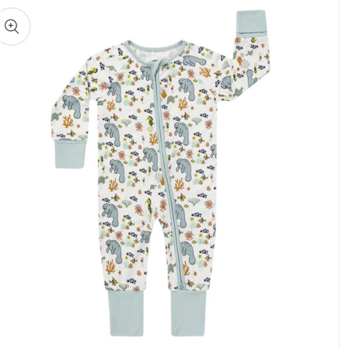 Manatee Bamboo Baby Pajama - Convertible Zippy Pajamas – Emerson and Friends