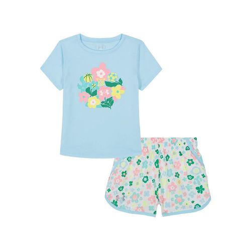 Toddler Girl Under Armour UA Logo Graphic and Shorts Set