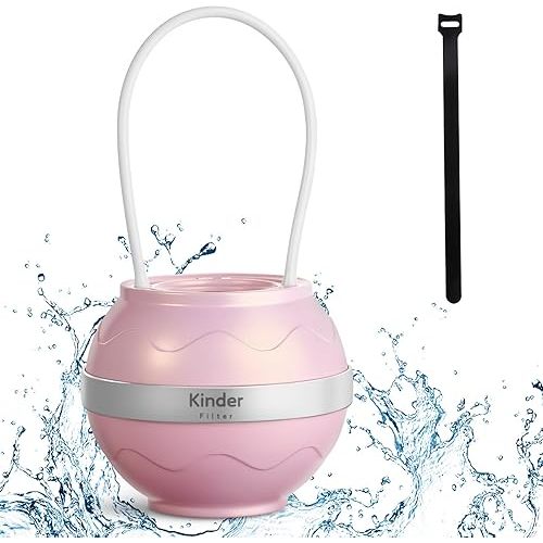 For Bathtub Faucet Water Filter, Removes Chlorine Lead Fluoride, Hard Water Softener, Bath Purifier for Skin and Hair (White)