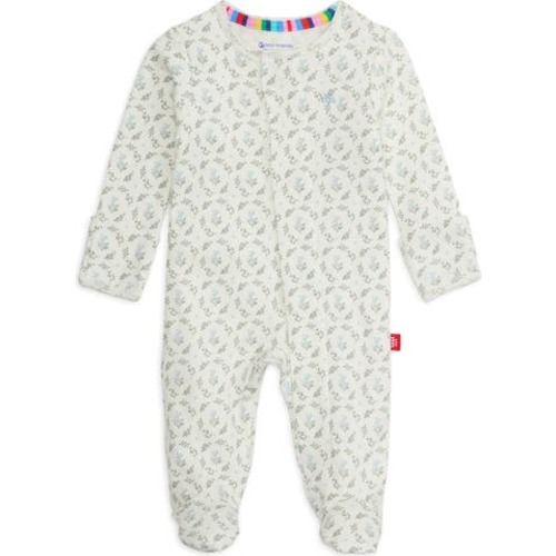 Eloise Magnetic Organic Cotton Footie, 0-3M