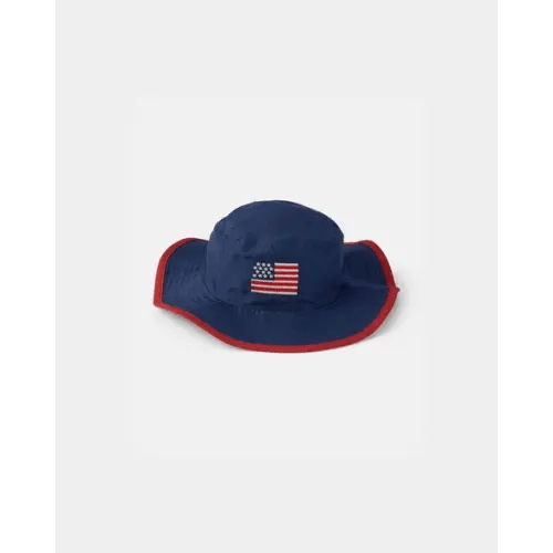 Baby American Flag Bucket Hat - Navy Blue | Carter's