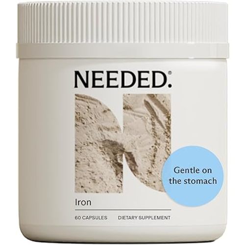 Needed. Prenatal Iron Supplement - Pregnancy, Breastfeeding, Postpartum - Aids Energy, Birth Weight & Baby's Neural Development - Non-Constipating & Gentle on Stomach - Flexible Dosing for Pregnancy