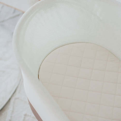 Small Oval/Moses Fitted Waterproof Sheet | Oat