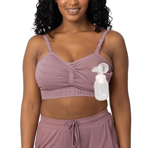 Kindred Bravely Sublime Pumping Bra Hands Free, Adjustable Pumping & Nursing Bra with EasyClip for All Breast Pumps