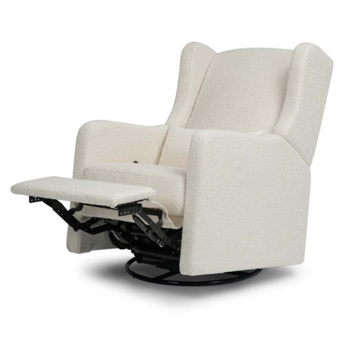 Carter's Arlo Recliner and Swivel Glider | Ivory Boucle Fabric – DaVinci Baby