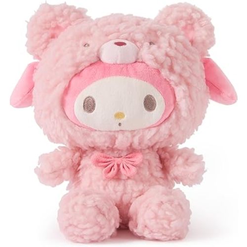 GUND Sanrio Official Hello Kitty and Friends My Melody Café Latte Teddy Bear Plush, Collectible Plush Toy, Stuffed Animal for Ages 1 and Up, Pink, 10”
