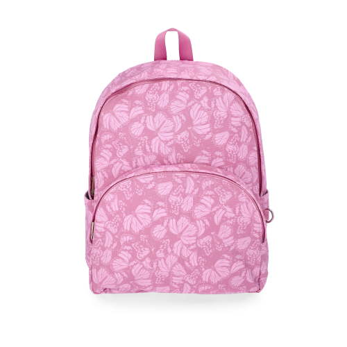 No Boundaries Women's Dome Backpack, Rosy Lilac Butterfly