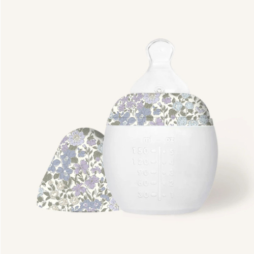 Joanna Louise medical silicone feeding bottle and physiological teat - Elhée x Liberty | Lavender