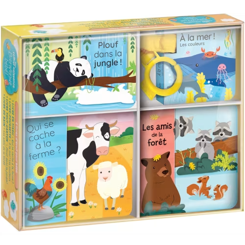 Bienvenue Bébé !: 4 Livres D'éveil Pour Bébé Livre Par Corinne Delporte,carine Laforest, (Coffret) | Indigo