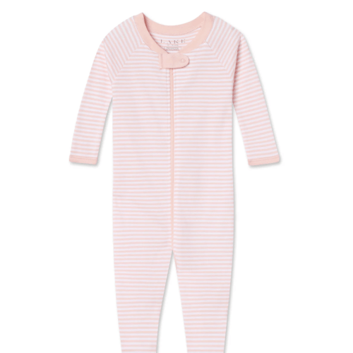 LAKE | Baby | Pima Cotton Pajamas | English Rose Garden Floral Baby Sleeper