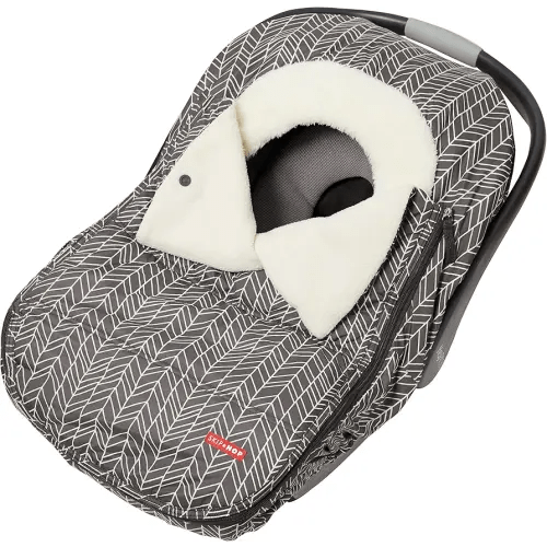 Skip Hop Winter Car Seat Cover, Stroll & Go, Grey Feather