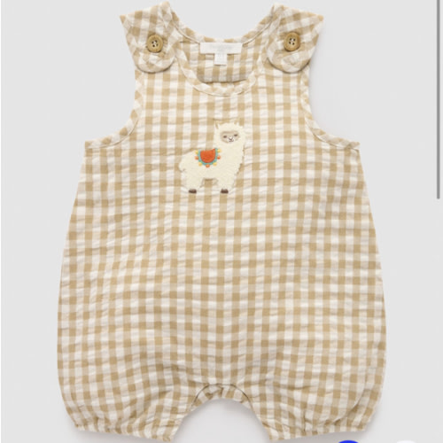 Gingham Romper -Kids-Babies