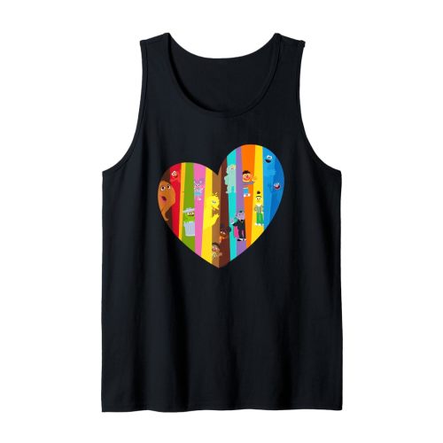 Sesame Street Heart Of Many Colours With Gabrielle and Tamir Tank Top