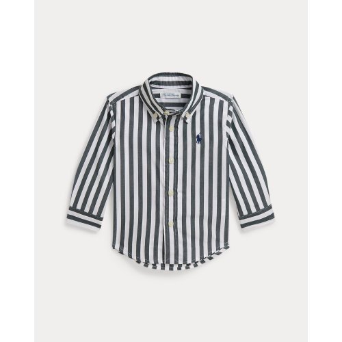 Striped Cotton Poplin Shirt