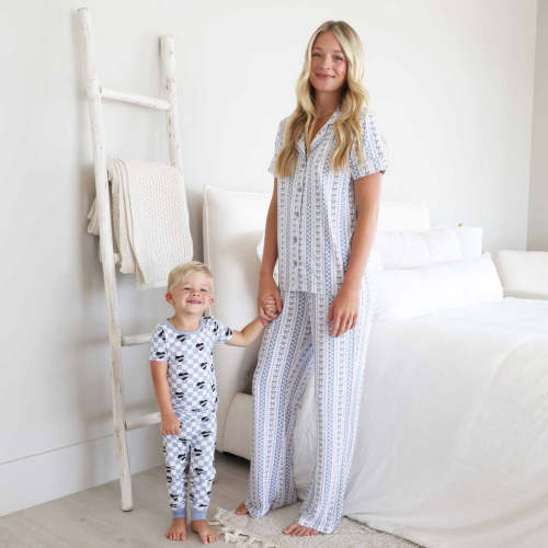 Women's Two Piece Flare Lounge Set | Bow Mama