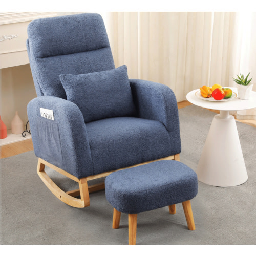 Nowill Navy Rocking Armchair | Armchairs