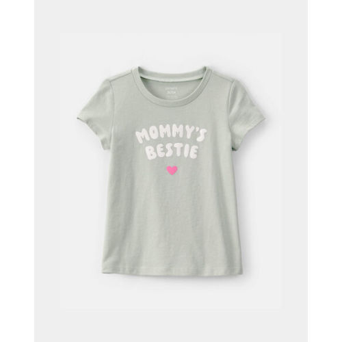 Toddler Girl 'Mommy's Bestie' Graphic Tee - Green | Carter's
