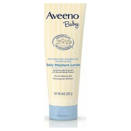 Aveeno Baby Daily Moisture Lotion, Natural Colloidal Oatmeal, 8 oz, 3-Pack