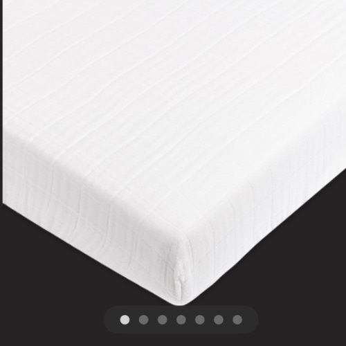 Babyletto Mini Crib Sheet in GOTS Certified Organic Muslin Cotton