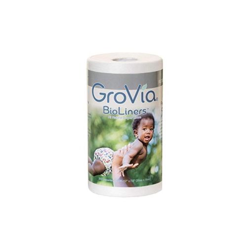 Diaper Liners – GroVia BioLiners – All Natural and Unscented for Natural Parenting – Breathable – Chlorine-Free – 200 Count