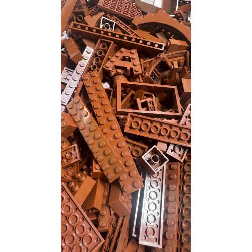 LEGO® Brown Bricks & Plates – Genuine LEGO Parts – Bulk Building Pieces 250 Pieces