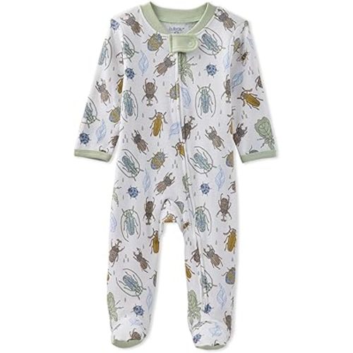 baby-boys Scout Sleep & Play 100% Organic Cotton Footed Zip Front Sleeper Pajamas for Baby Boys