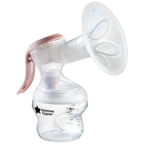 Tommee Tippee Made for Me Manual Breast Pump, Includes Baby Bottle