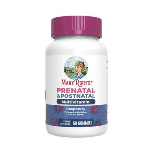 MaryRuth's Prenatal & Postnatal Multivitamin Gummies - Raspberry - 60 ct
