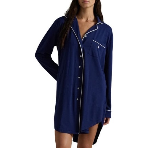Cotton Blend Sleepshirt, Large