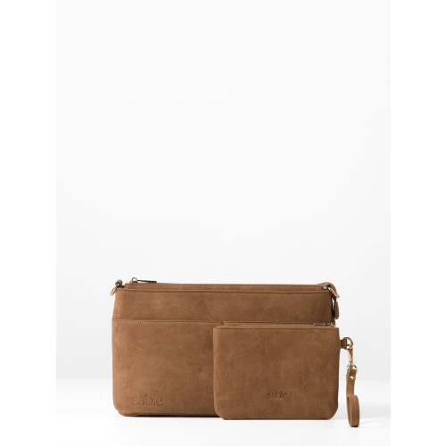 Everyday Pram Caddy Bundle - Brown Suede