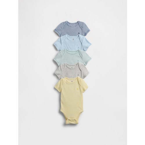 Baby First Favorites TinyRib Bodysuit (5-Pack)