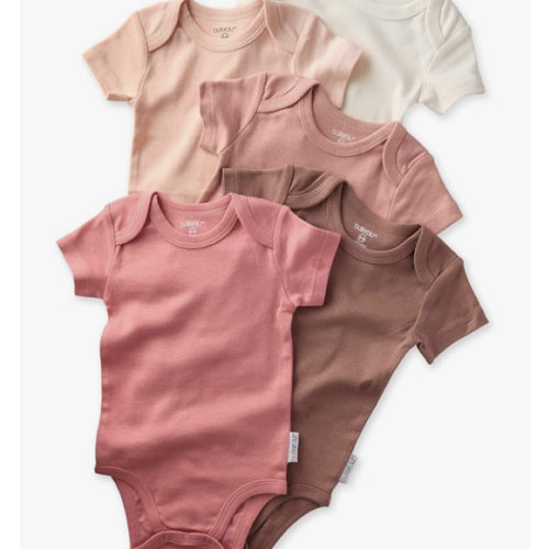 Newborn Butterblu Avery Multipack Short Sleeve Bodysuits 100% Organic Cotton