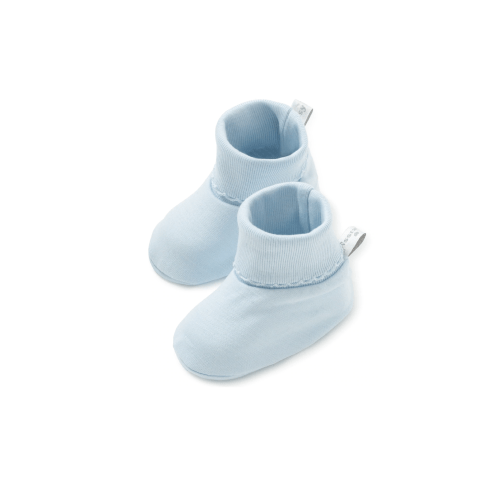 Kissy Kissy Booties blue/white one size - Spoiled Sweet Boutique