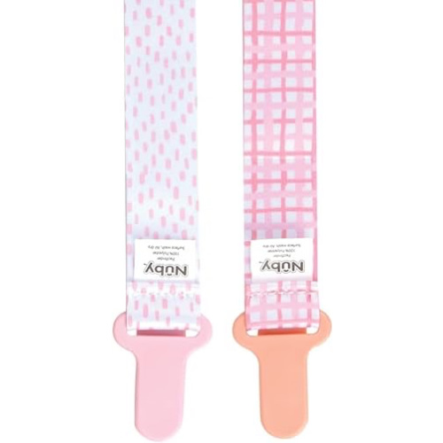 Nuby Infant's 2-Pack Pacifinder Pacifier Clips, Colors May Vary