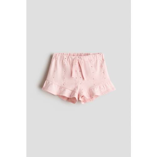 SHORTS WITH EYELET EMBROIDERY