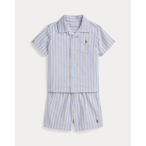 Oxford Shirt & Polo Prepster Short Set